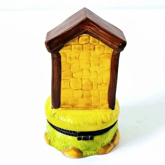 Nativity Trinket Box Gold Myrrh Frankincense Porcelain Trinity Broadcast Network - Picture 2 of 4